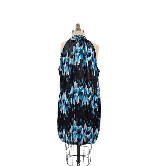 NWT Derek Lam For Design Nation Halter Dress Tunic Black/Teal/White Poly Sz XL - Picture 4 of 8
